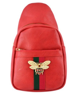 Fashion Queen Bee Sling Backpack AD750B RED